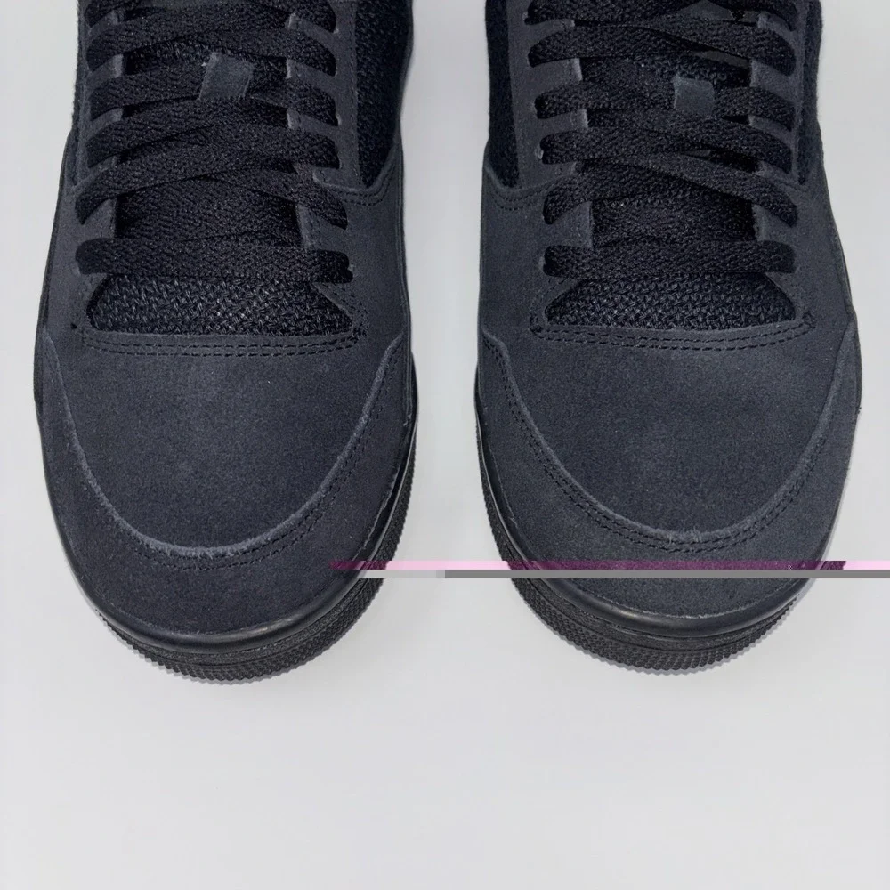 Jordan Flight Court Black Anthracite Men's 10.5 Skate Sneakers Suede HF3255-010